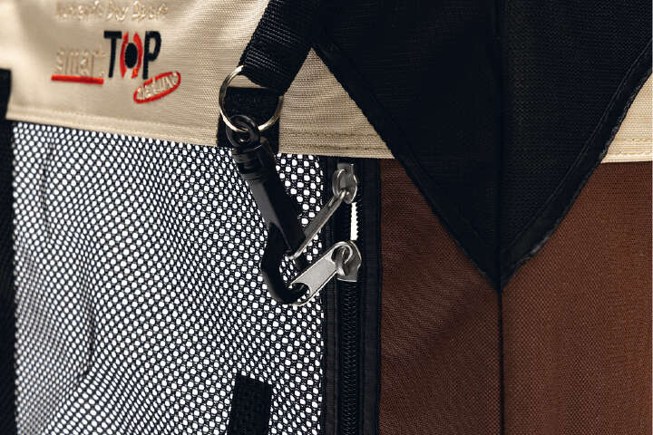 KARLIE Hundetransportbox Nylon Smart Top Deluxe